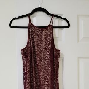 Maroon Party Dress